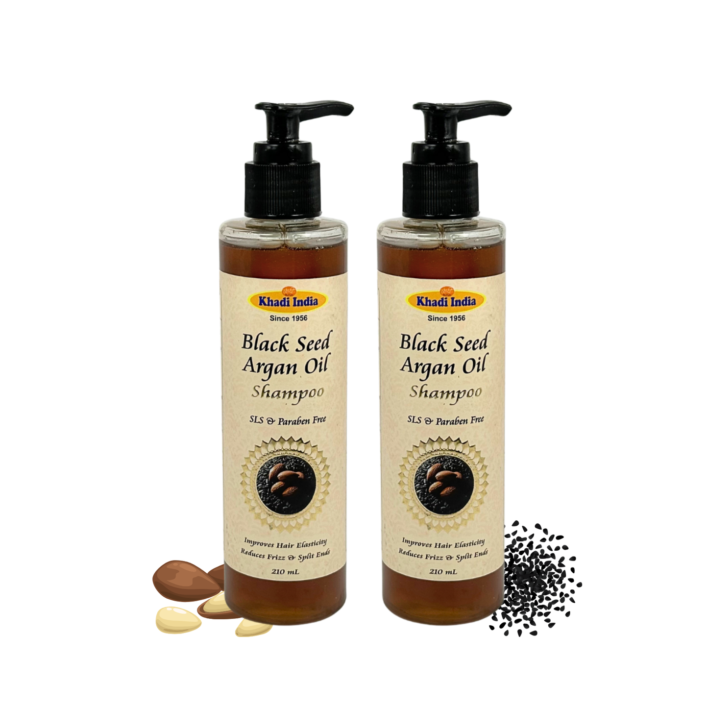 Khadi India Black Seed Argan Oil Shampoo