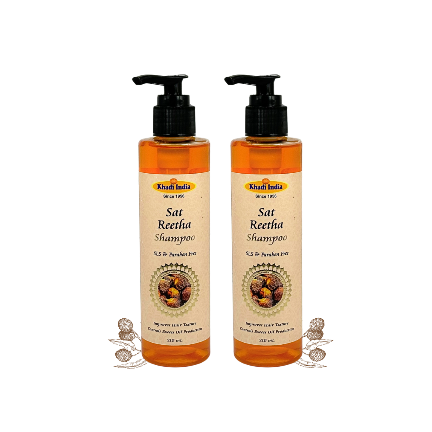 Khadi India Sat Reetha Shampoo