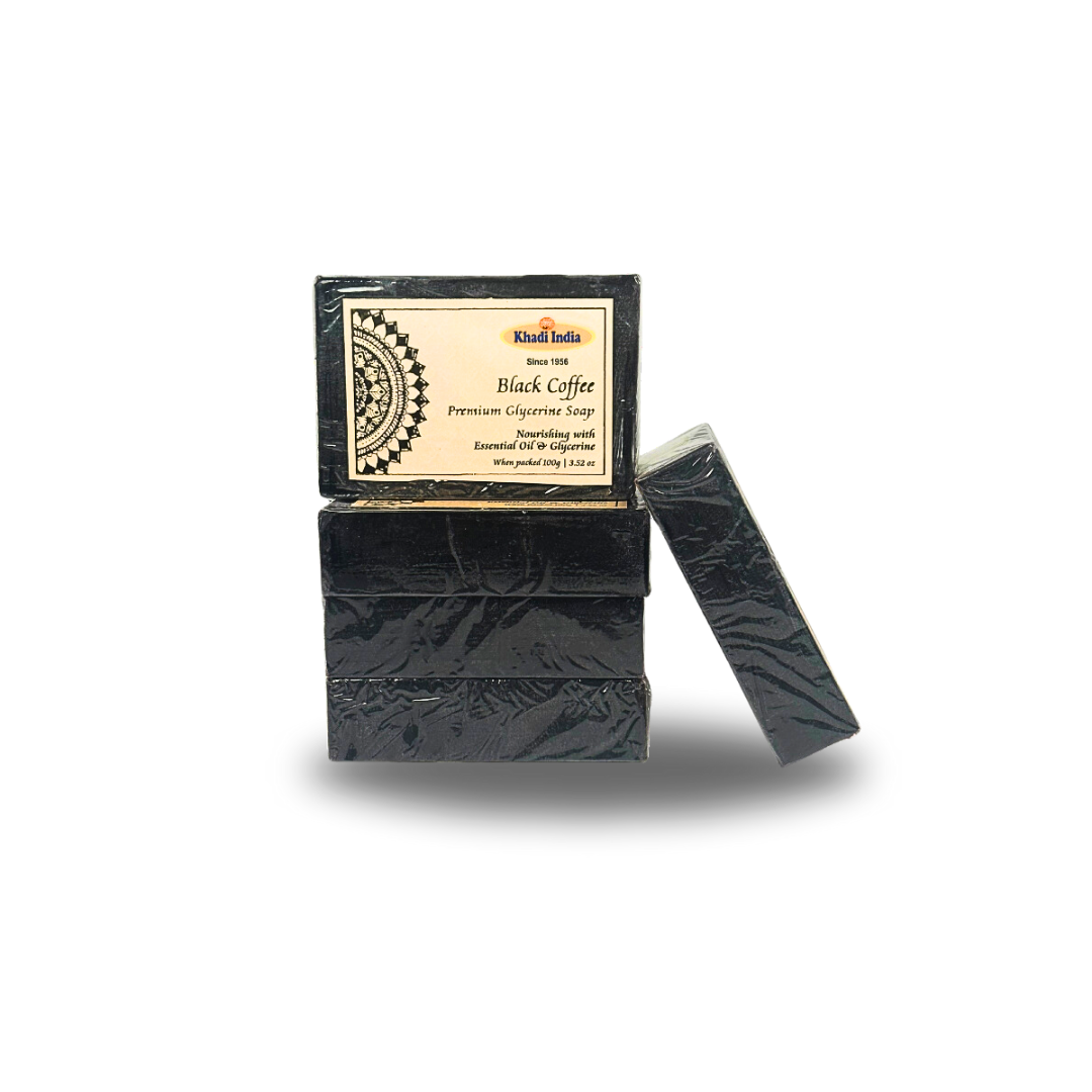 Khadi India Black Coffee Soap