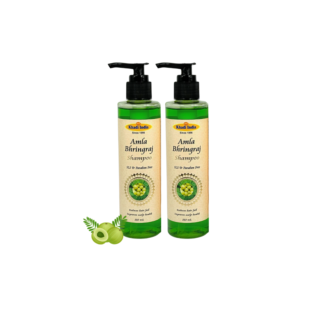 Khadi India Amla Bhringraj Shampoo - 210ml