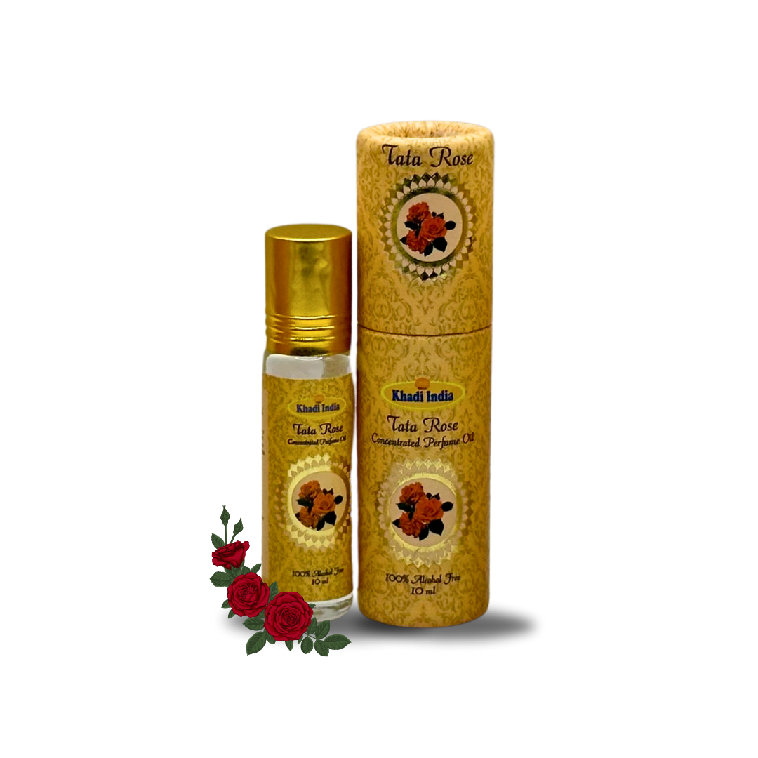 Khadi India Rose Perfume Oil Roll-On