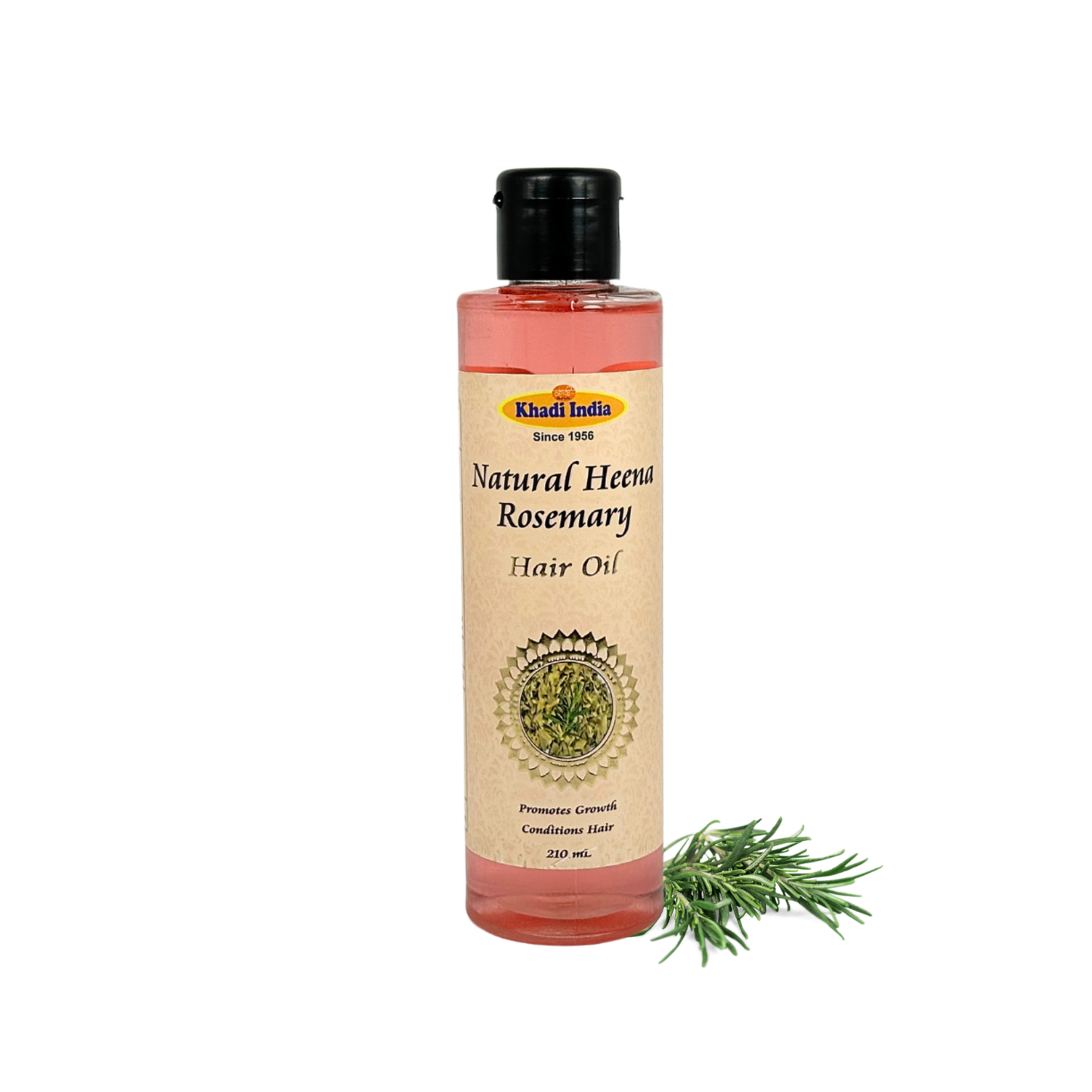 Khadi India Natural Henna and Rosemary Hair Oil - 210ml