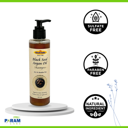 Khadi India Black Seed Argan Oil Shampoo - 210ml