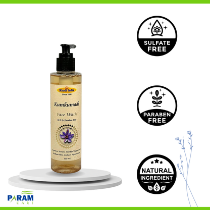 Khadi India Kumkumadi Face Wash - 210ml