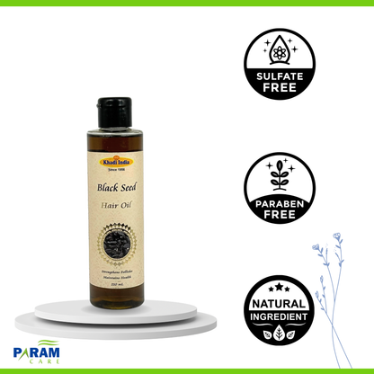 Khadi India Black Seed Hair Oil - 210ml