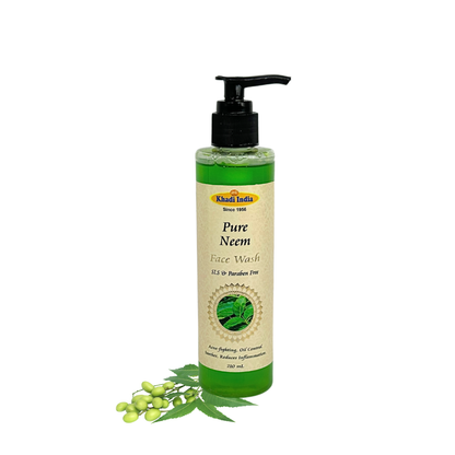 Khadi India Pure Neem Face Wash - 210ml