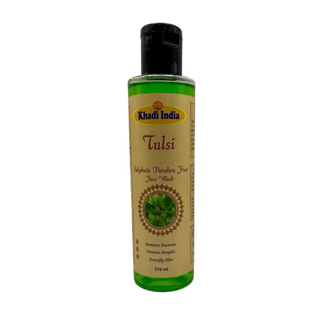 Khadi India: Tulsi Face Wash (Sulphate Paraben Free)