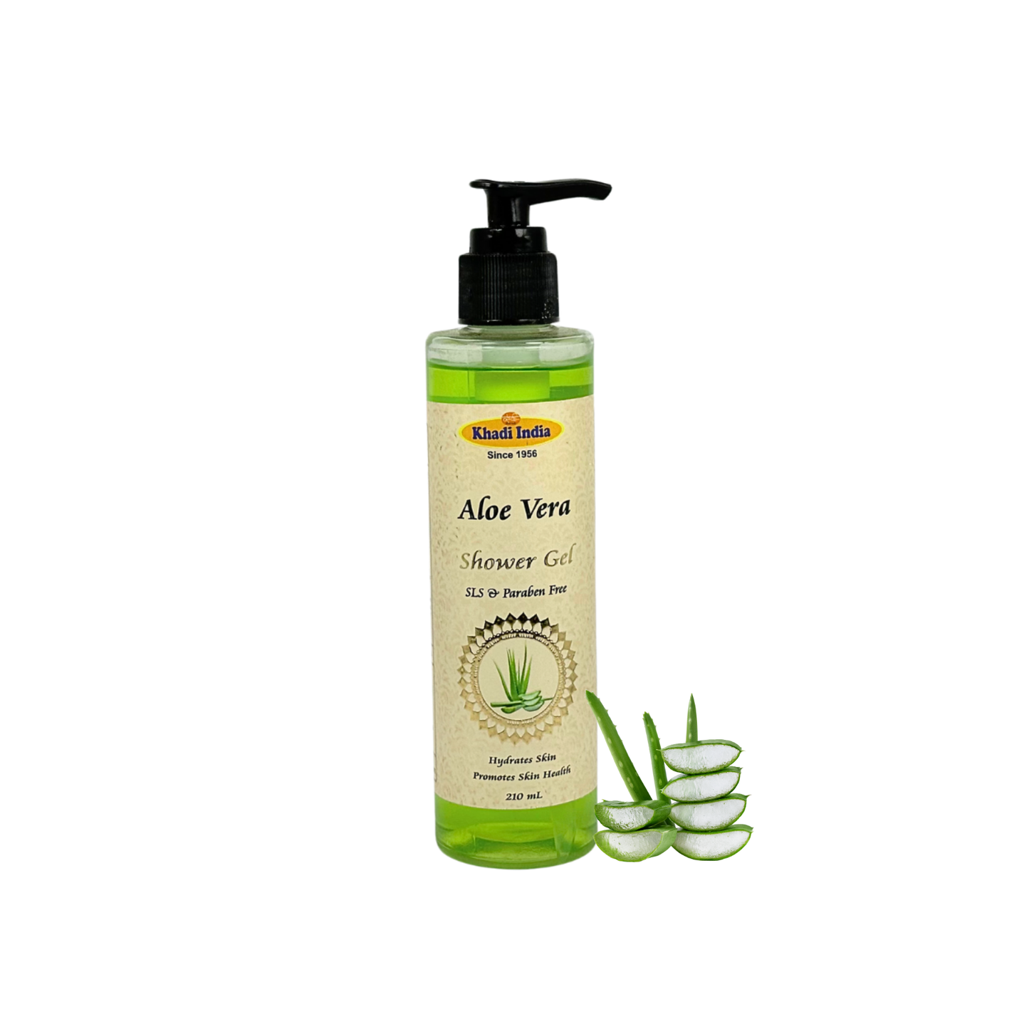 Khadi India Aloe Vera Shower Gel - 210ml