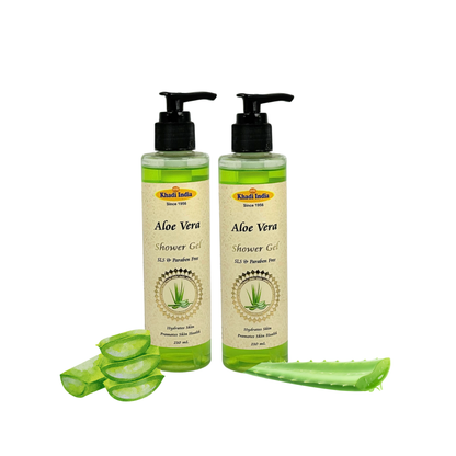 Khadi India Aloe Vera Shower Gel - 210ml