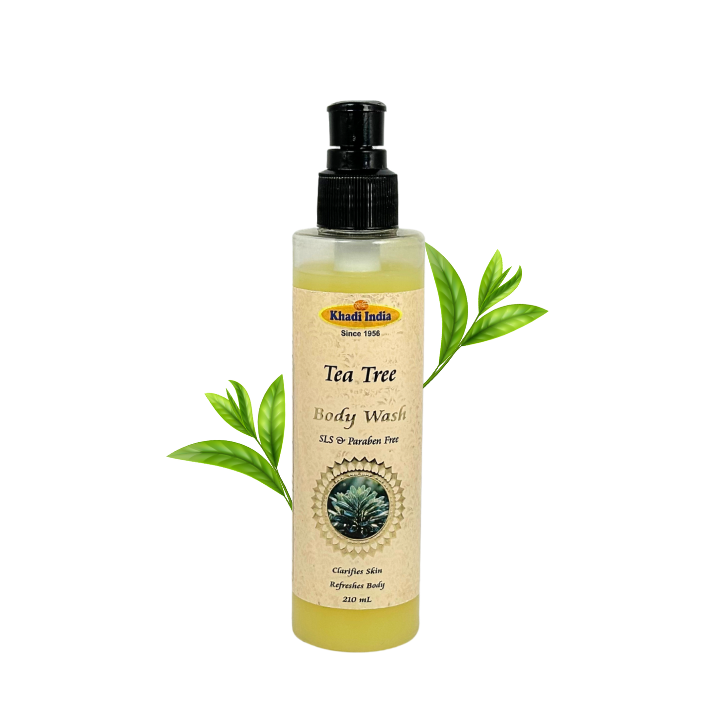 Khadi India Tea Tree Body Wash - 210ml