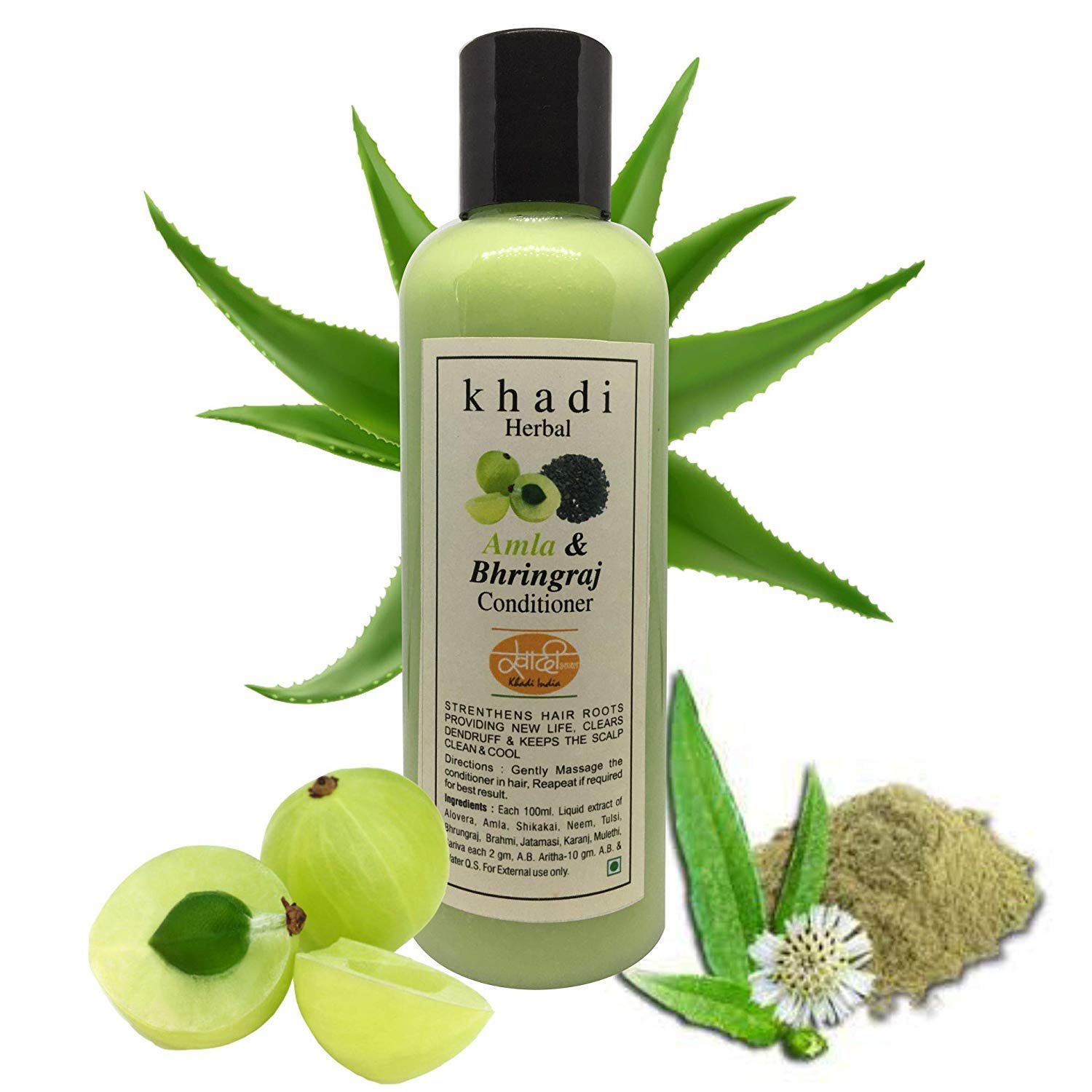 Khadi Natural Herbal Amla Bhringraj Hair Conditioner - 200ml