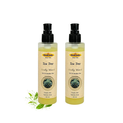 Khadi India Tea Tree Body Wash - 210ml