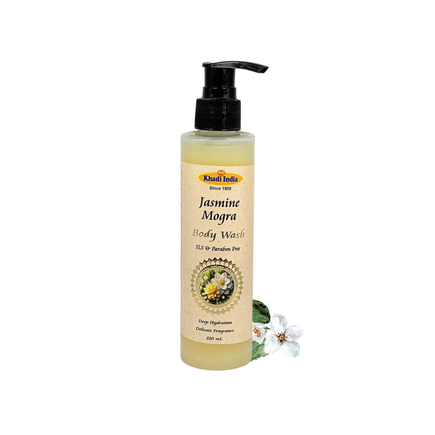 Khadi India Jasmine Mogra Body Wash - 210ml