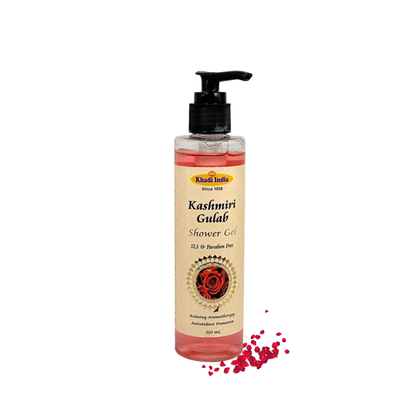 Khadi India Kashmiri Gulab Shower Gel - 210ml