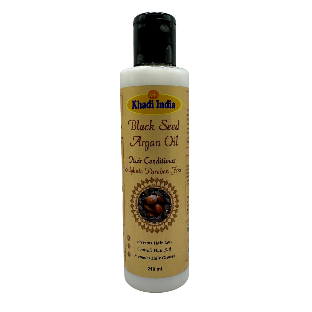 Khadi India: Black Seed Argan Oil Hair Conditioner