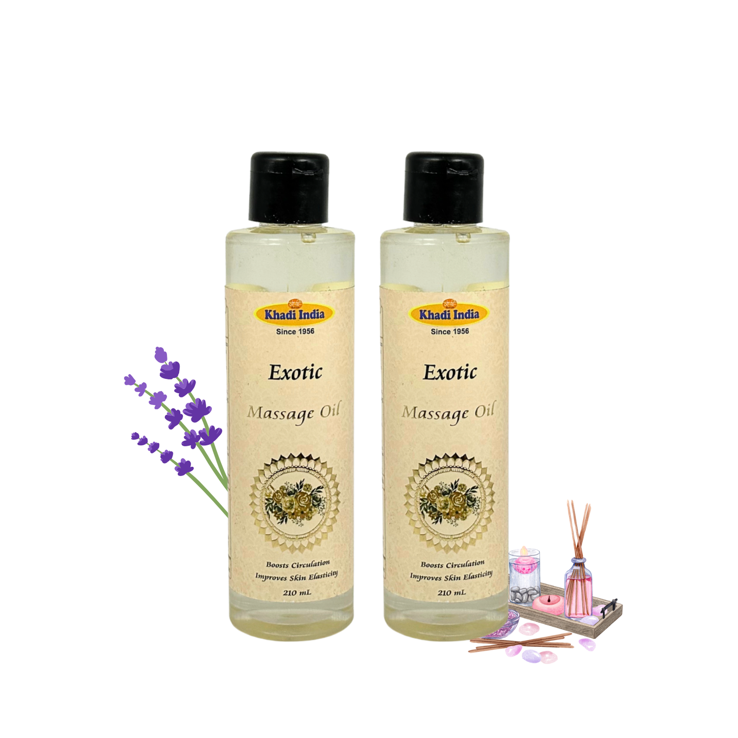 Khadi India Exotic Massage Oil - 210ml