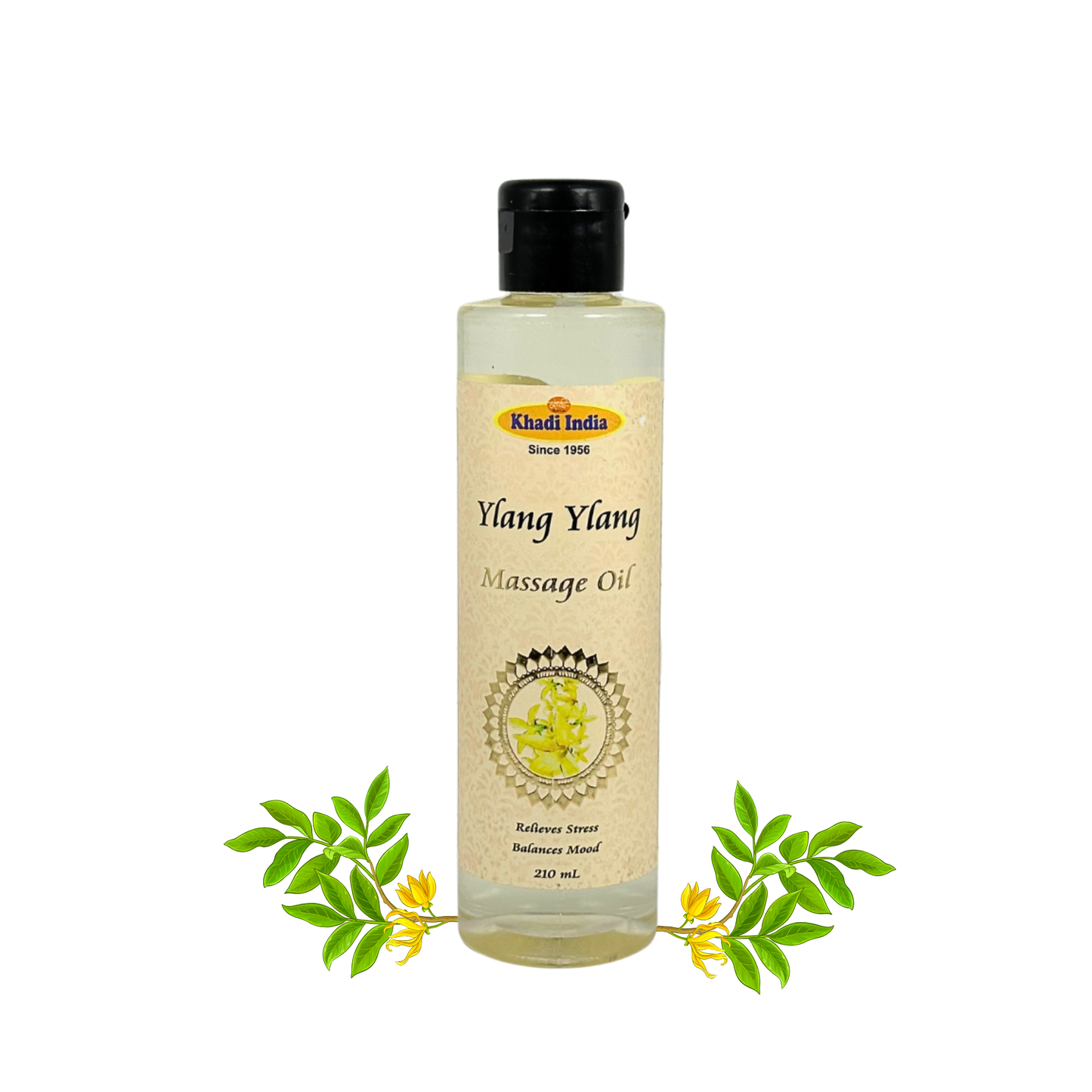 Khadi India Ylang Ylang Massage Oil - 210ml