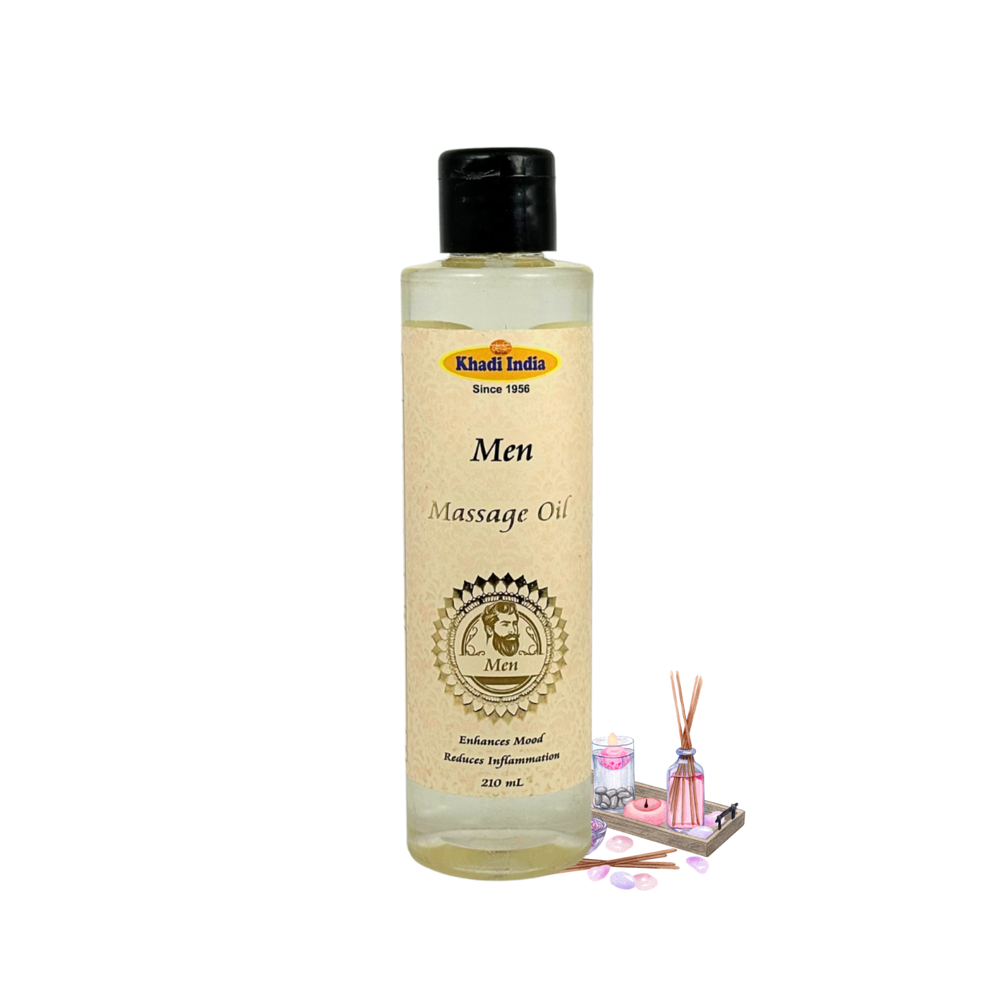 Khadi India Men Massage Oil - 210ml