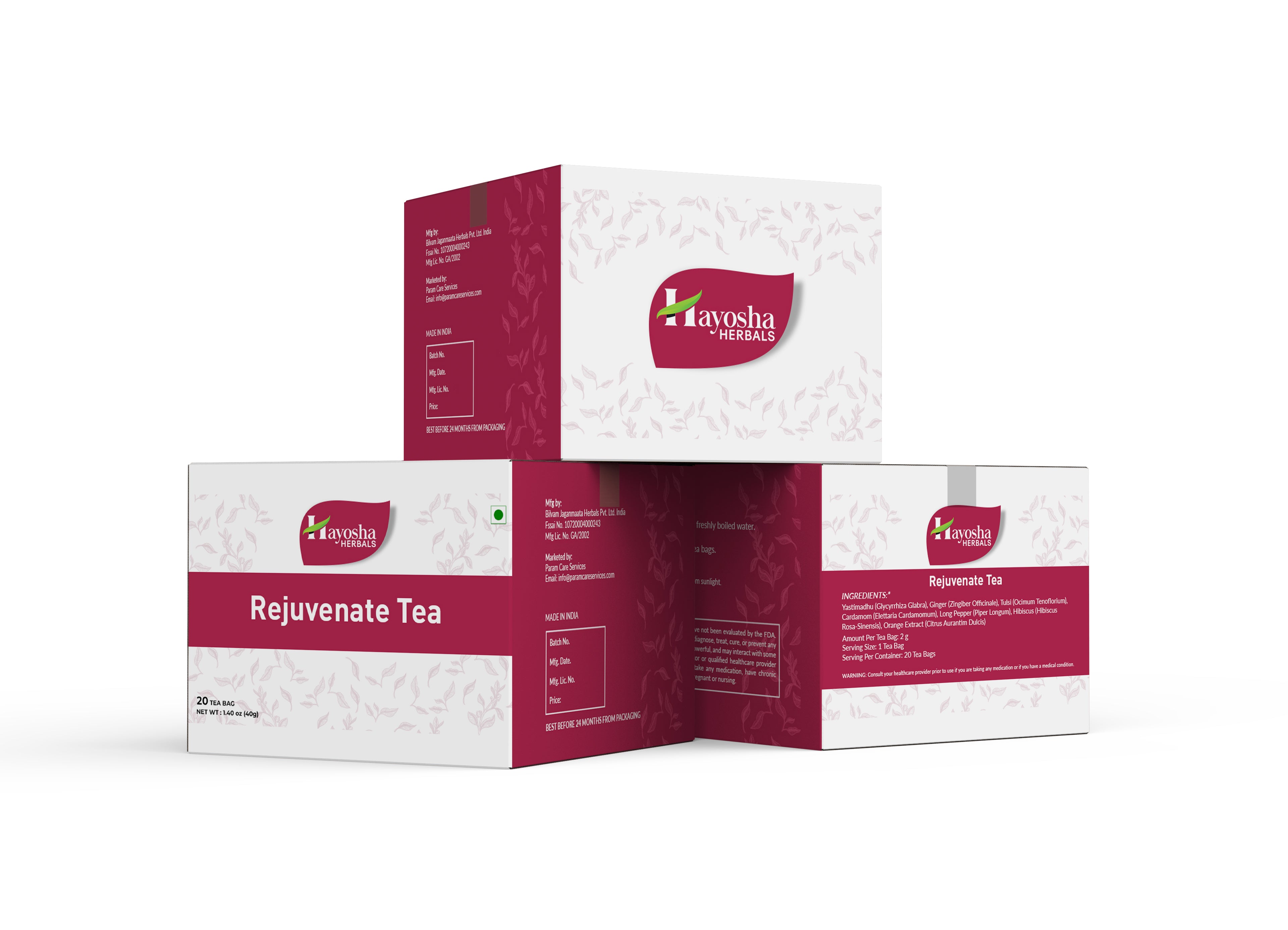 Hayosha Herbals - Rejuvenate Tea